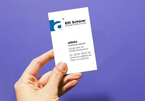 Flyer und Visitenkarten